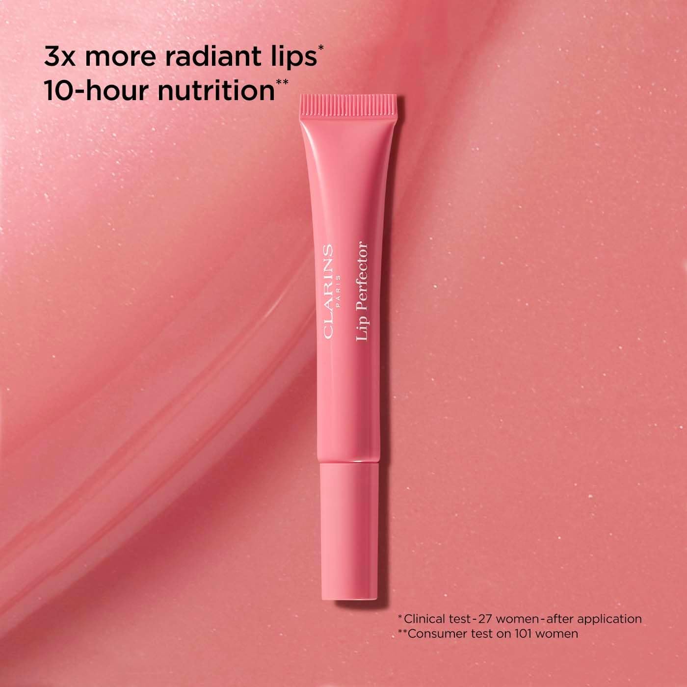 Clarins Lip Perfector 01 Rose Shimmer 12ml : Amazon.co.uk: Beauty