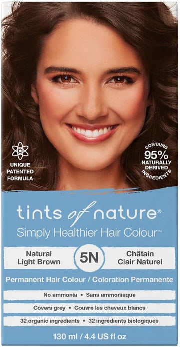 Tints Of Nature 10N Natural Platinum Blonde Permanent Hair Dye, Nourishes Hair And Covers Greys, Ammonia-Free, 130Ml