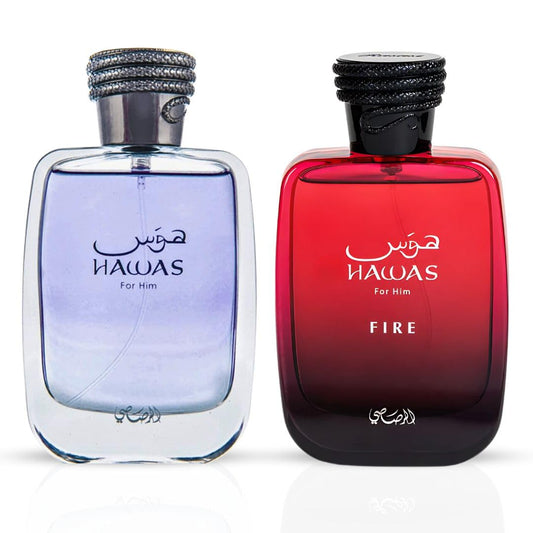 Rasasi Hawas Ice For Men Eau De Parfum, 100Ml(3.4 Oz), Premium Arabian Fragrance