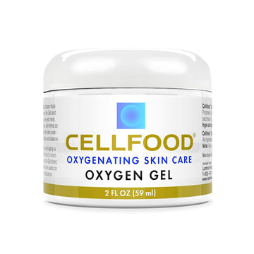 Cellfood Oxygen Gel, 2 Fl Oz - Nutrient Rich - Provides Moisture & Protection, Decreases Appearance Of Fine Lines - Aloe Vera, Lavender Blossom Extract, Cellfood & Glycerine - Hypoallergenic, Non-Gmo