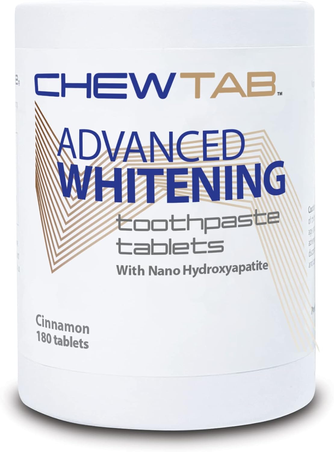 Chewtab Advanced Whitening Toothpaste Tablets with Nano-Hydroxyapatite Cinnamon Refill