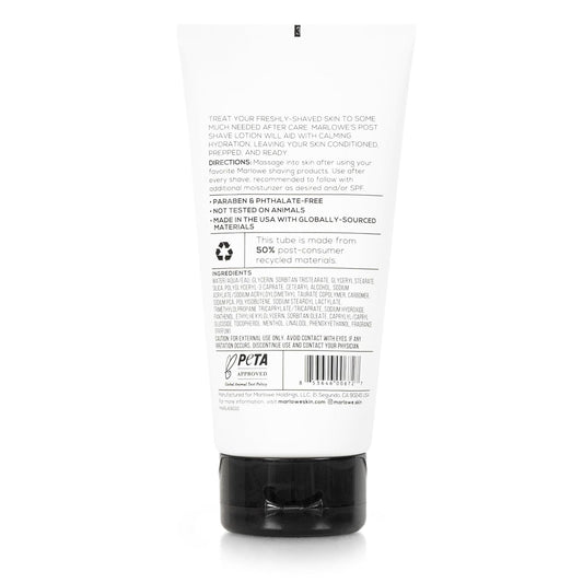 Marlowe. No. 144 Post Shave Lotion 6 Oz, Conditioning Aftershave With Green Tea, Deep Sea Algae, Willow Bark & Passion Flower Extract, Hydrates, Calms & Nourishes Skin, Aloe Citron Scent