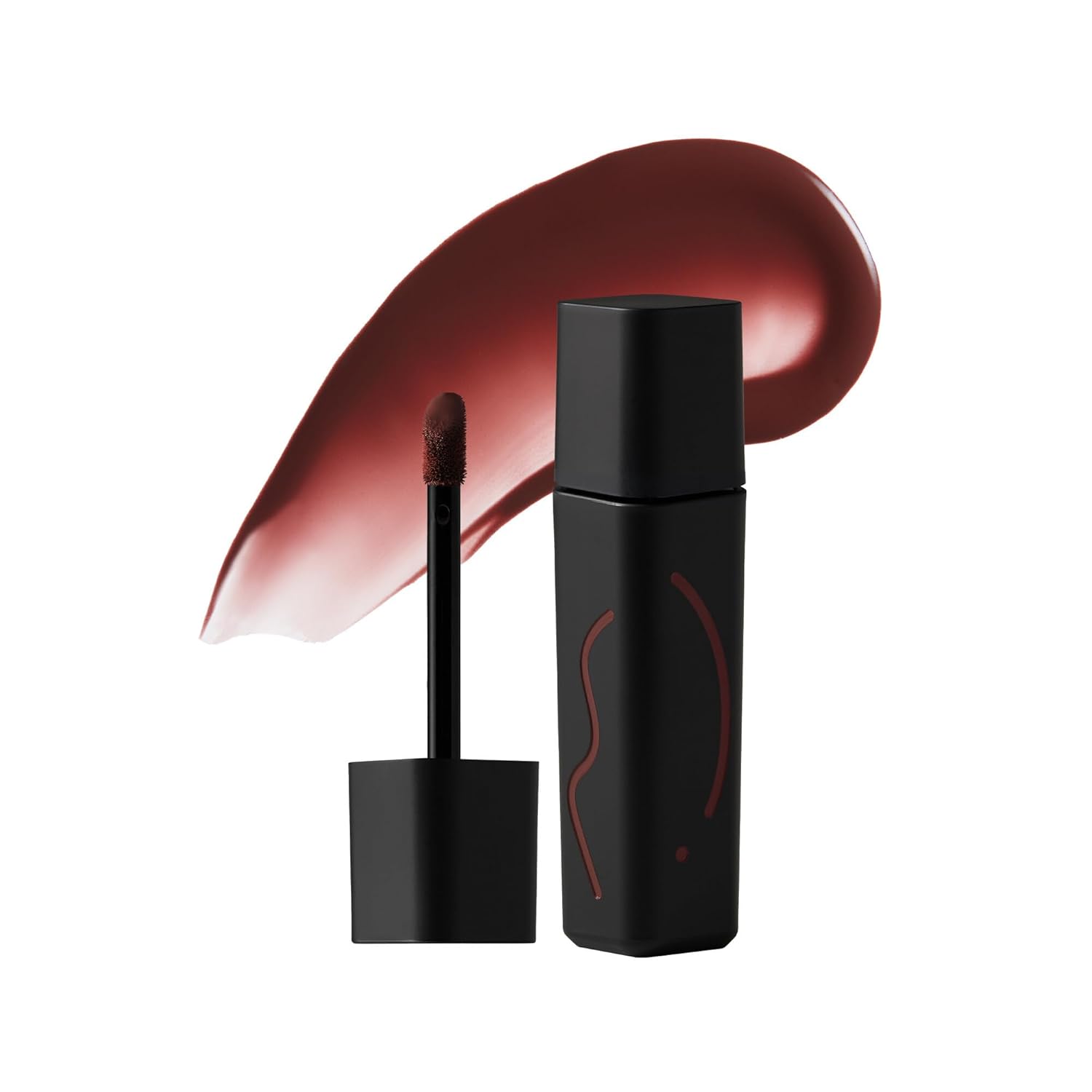 Wink Lip Shade Primer - All Day Top Coat, Smudge-Proof Base, Semi-Matte Long-Lasting Lip Primer (04 Deep Mahogany)