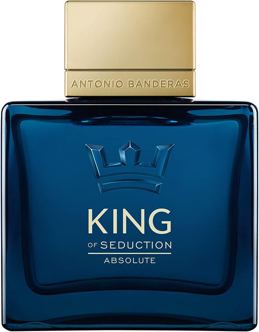 Banderas Perfumes - King Of Seduction Absolute - Eau De Toilette For Men - Long Lasting - Fresh, Masculine And Elegant Fragance - Woody And Moss Notes - Ideal For Day Wear - 100 Ml