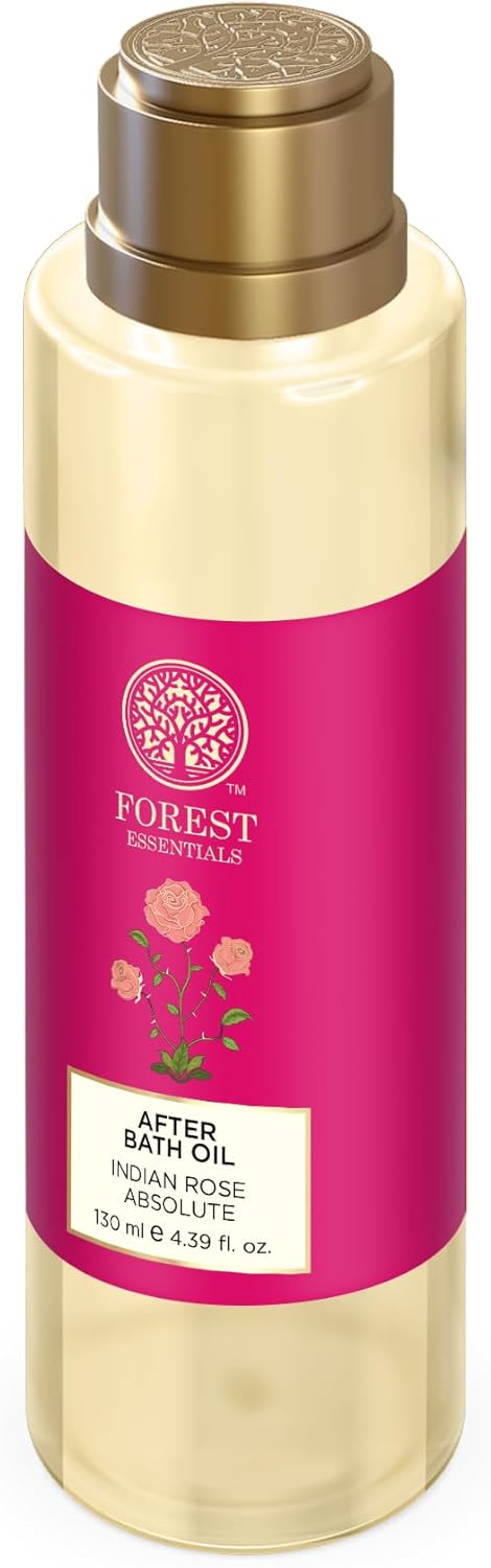 Forest Essentials After Bath Oil Indian Rose Absolute 130Ml (Bath Oil)