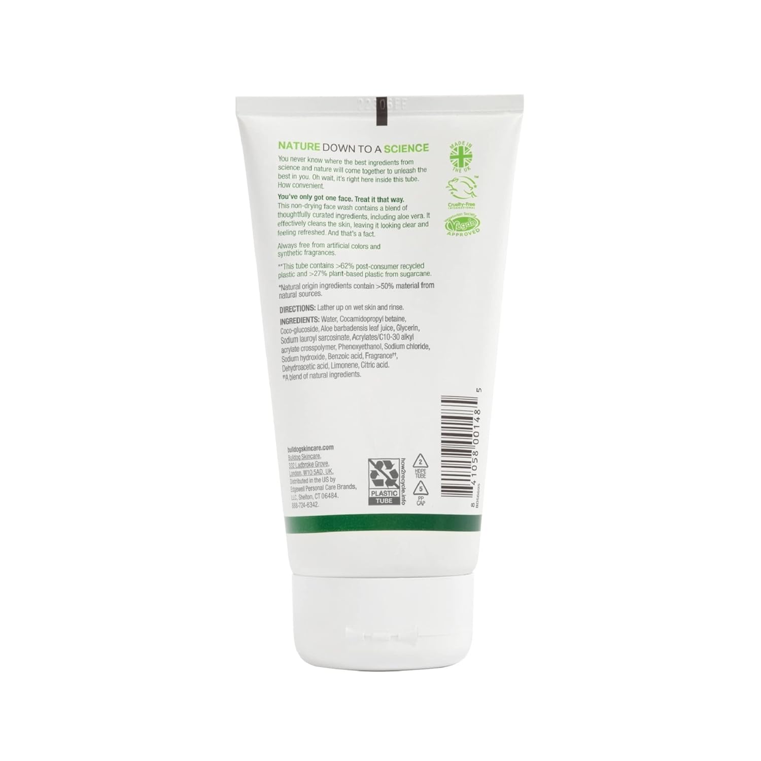 Bulldog Mens Skincare And Grooming, Original Face Wash/Scrub, 5 Fluid Ounce : Beauty & Personal Care