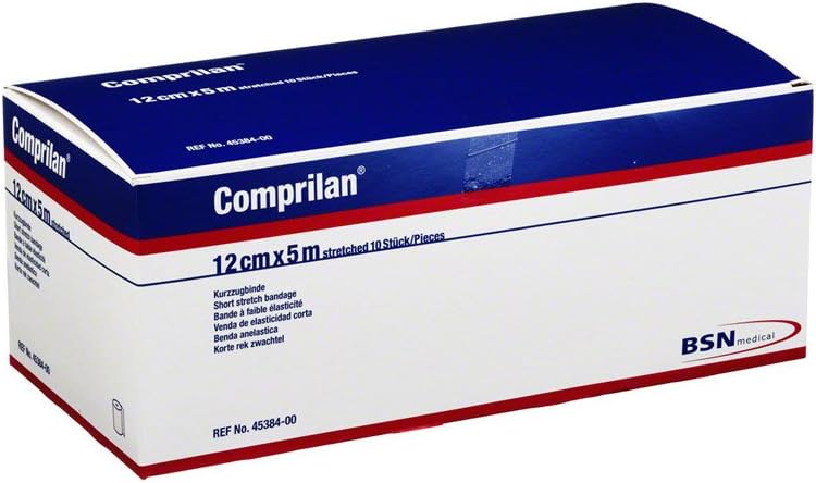 Comprilan Short Stretch Bandage 12 Cm X 5 M Pack Of 10