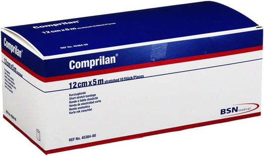 Comprilan Short Stretch Bandage 12 Cm X 5 M Pack Of 10