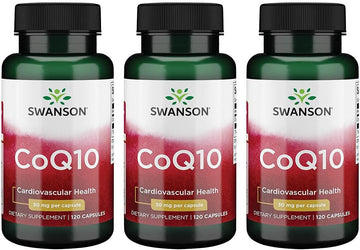 Swanson Coq10 30 30 Milligrams 120 Capsules (3 Pack)