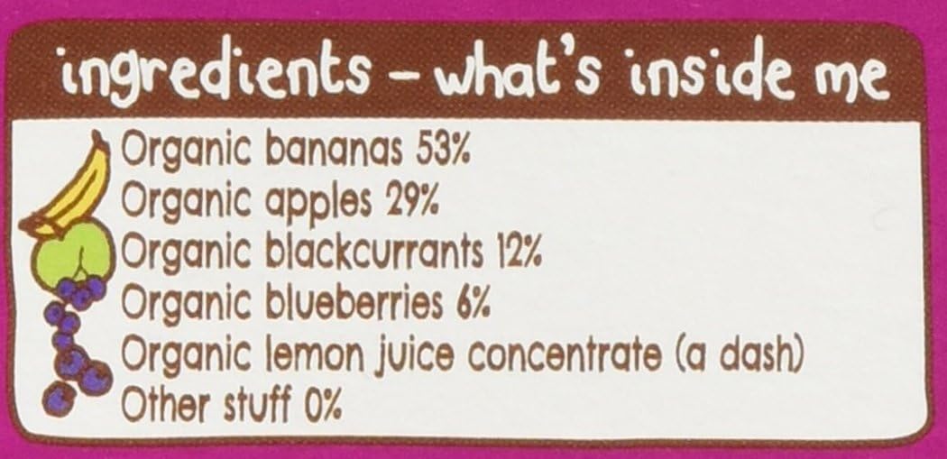 Ellas Kitchen Organic Fruit Smoothie The Purple One, 450G (Pack Of 5)