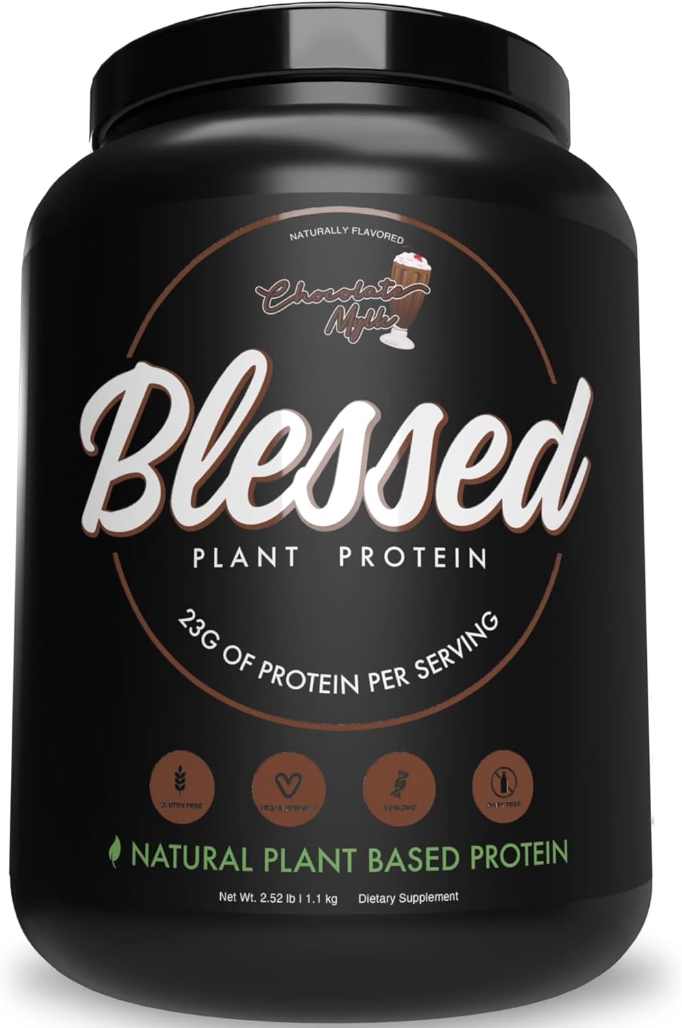 BLESSED Vegan Protein Powder - Plant Based Protein Powder Meal Replace