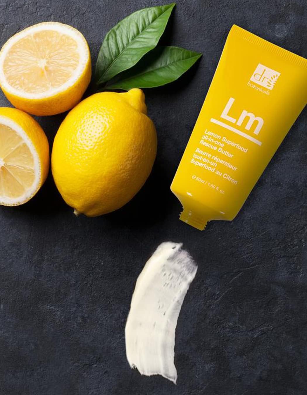 Dr Botanicals Lemon Rescue Body Butter – Intensely Nourishing Moisturiser for Face, Hands, Body & Feet – Zesty Lemon Scent – Targets Dry & Rough Skin – 50ml : Amazon.co.uk: Beauty