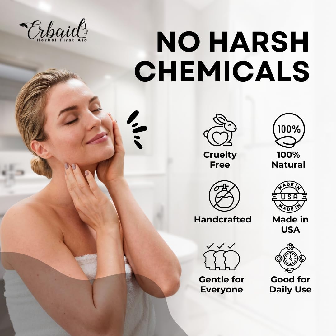 Charcoal Soap – Natural Activated Charcoal Black Soap Bar – Exfoliating Face & Body Wash For Dry, Sensitive, Oily Skin – Facial Cleanser With Bentonite Clay For Acne, Blackheads, & Scars, Made In Usa : Beauty & Personal Care