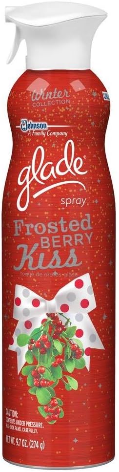 Glade Air Freshener Spray - Frosted Berry Kiss - Net Wt. 9.7 Oz (274 G) - Pack of 2 : Health & Household