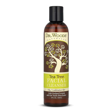Dr. Woods Vision Tea Tree Liquid Facial Cleanser With Organic Shea Butter, 8 Fl Oz