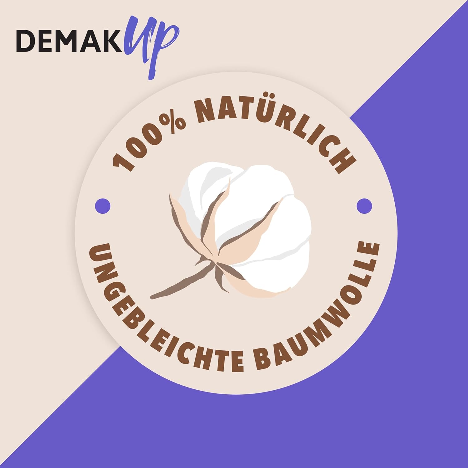 Demak'Up Original Cotton Pads Maxi Pack Of 105 Pads