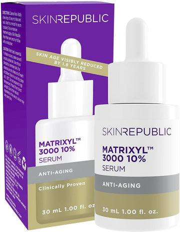 Skin Republic Matrixyl 3000 10% Anti-Aging Serum, Reduces Deep Wrinkles & Improves Skin Texture (30Ml)