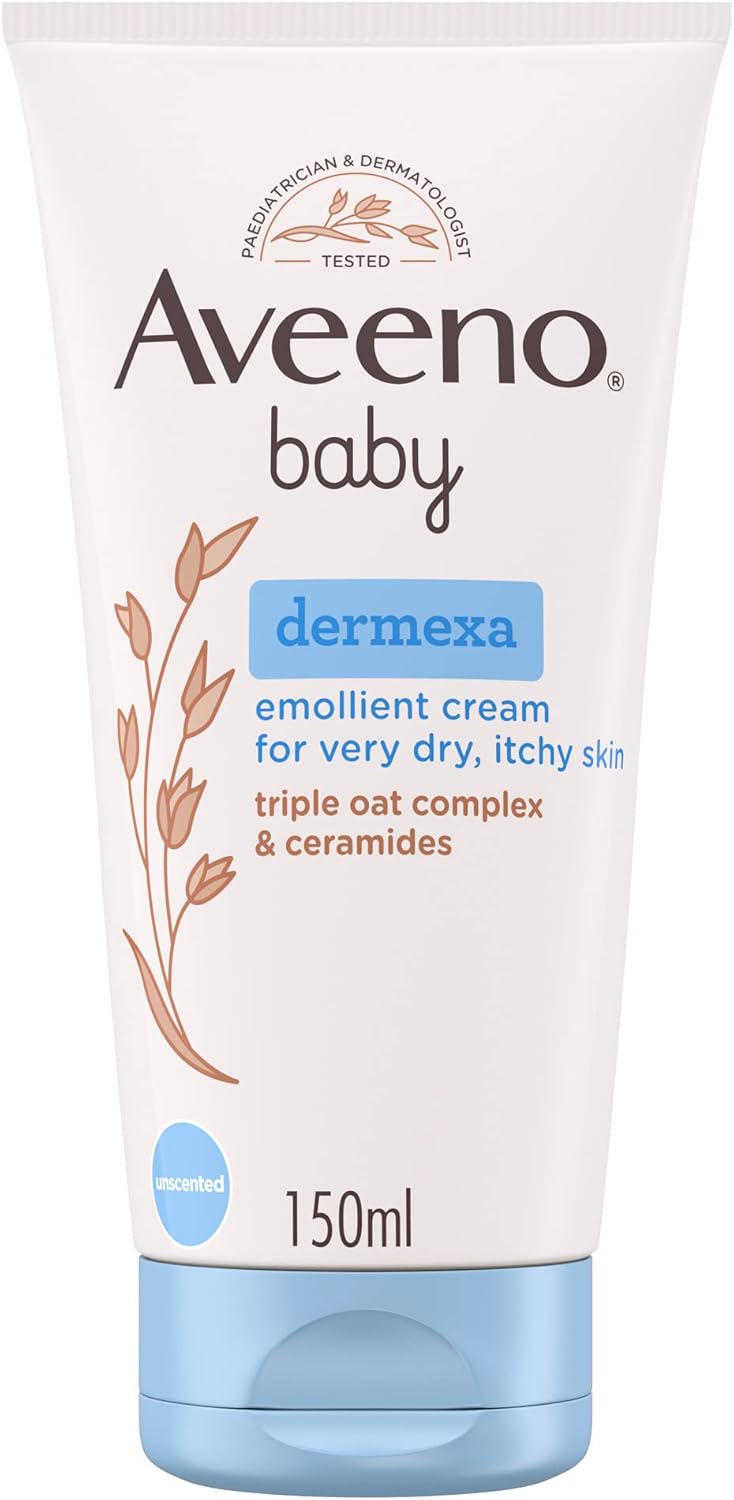 Aveeno Baby Dermexa Emollient Cream 150 Ml, Packaging May Vary