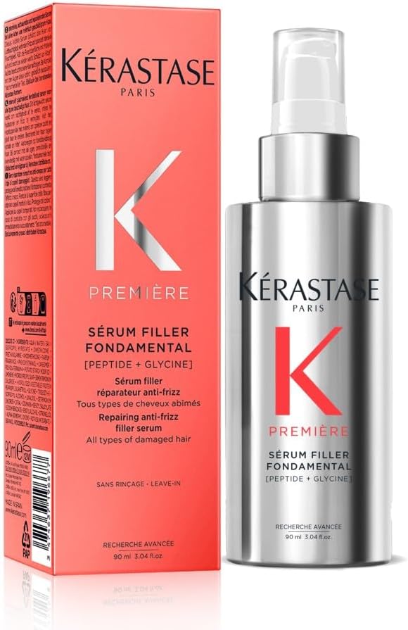 Kérastase Première Anti-Frizz Filler Heat Protecting Hair Serum For Damaged Hair With Peptides 90Ml [Step 4- Protect & Repair]
