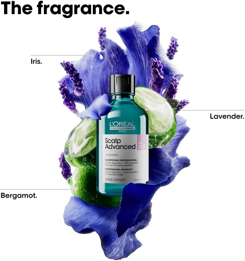 L’Oréal Professionnel Scalp Advanced Anti-Discomfort Shampoo, For Itchy and Dry Scalps, Deep Scalp Treatment, 300ml : Amazon.co.uk: Beauty
