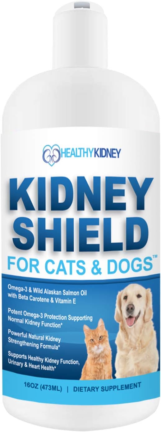 Dog and Cat Kidney Support, Canine Feline Renal Health Support Supplement For Normal Kidney Function, Creatinine, Detox, Urinary Track Cleansing, Best Kidney Stuff, Improve Pets Alive an Kidney Health