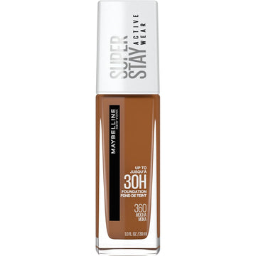 Maybelline Super Stay Full Coverage Liquid Foundation Active Wear Makeup, Up To 30Hr Wear, Transfer, Sweat & Water Resistant, Matte Finish, Java, 1 Count