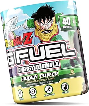 G Fuel Dragon Ball Z Energy Powder, Sugar Free, Clean Caffeine Focus S
