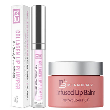 M3 Naturals Lip Plumper with Infused Lip Bundle