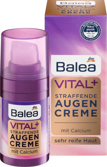 Balea Eye Cream Vital + Firming Eye Cream, 15 Ml (Age: +50)