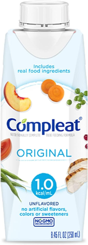 Nestle Compleat Original Tube Feeding Formula Unflavored 8.45 Oz Carton 24 Ct