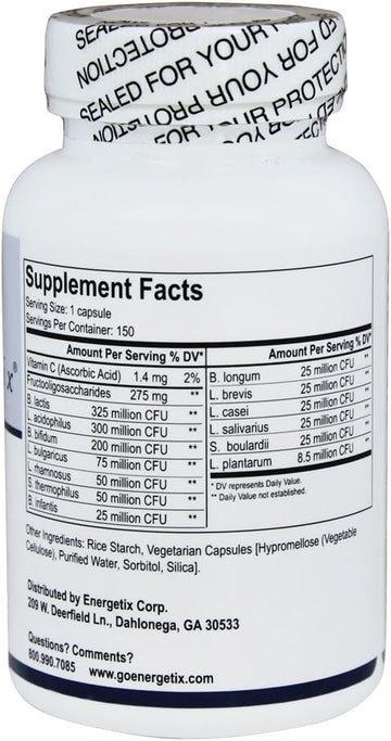 Energetix Flora 12+ 150 Capsules