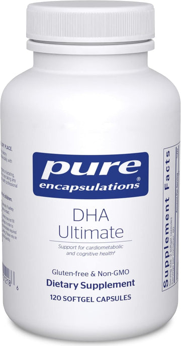 Pure Encapsulations Dha Ultimate | Eco-Friendly Supercritical Co2 Extracted Dha Fish Oil Concentrate | 120 Softgel Capsules