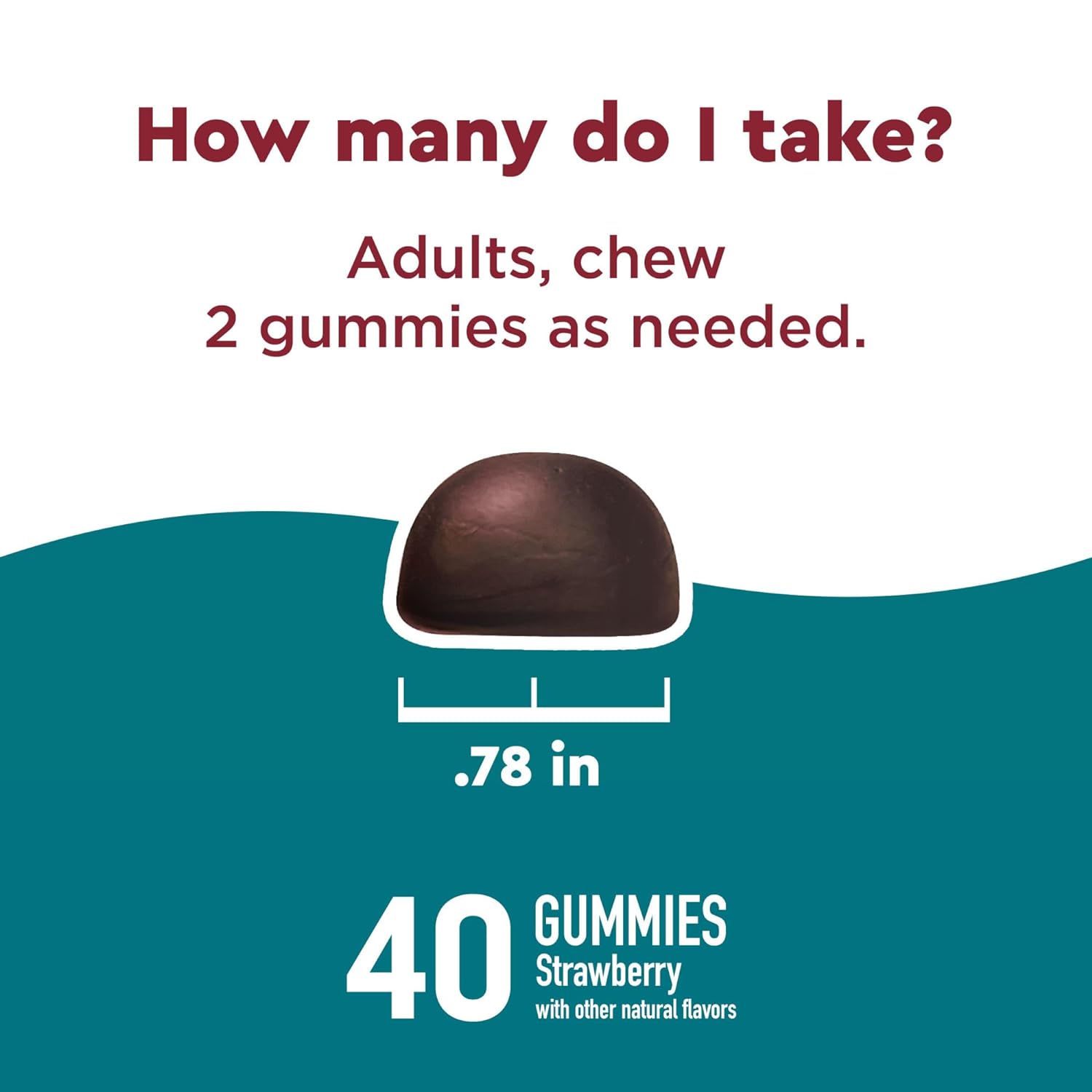 Nature Made Wellblends Stress Relief Gummies, L theanine 200mg to Help Reduce Stress, with GABA 100mg, Same Day Stress Support, 40 Strawberry Flavor Gummies : Health & Household