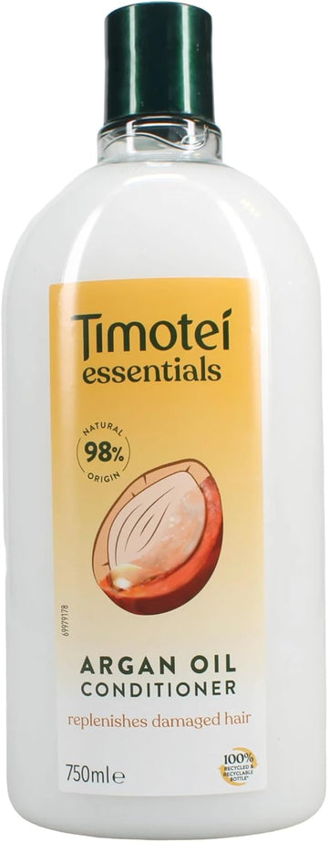 Timotei Essentials Argan Oil Conditioner 750Ml, For Damaged Hair
