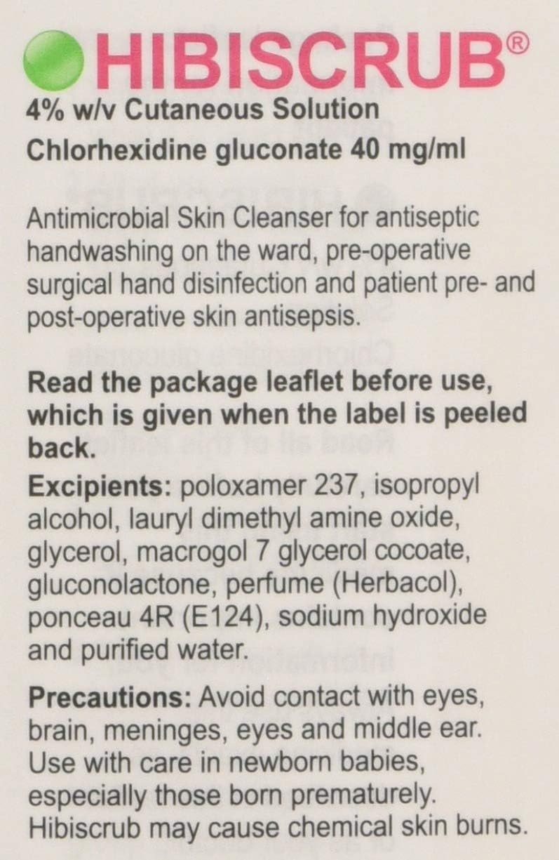 Hibiwash Skin Wash - Antimicrobal Skin Cleanser 500Ml