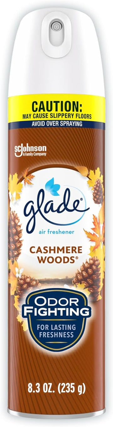 Glade Air Freshener Room Spray, Cashmere Woods, 8.3 oz