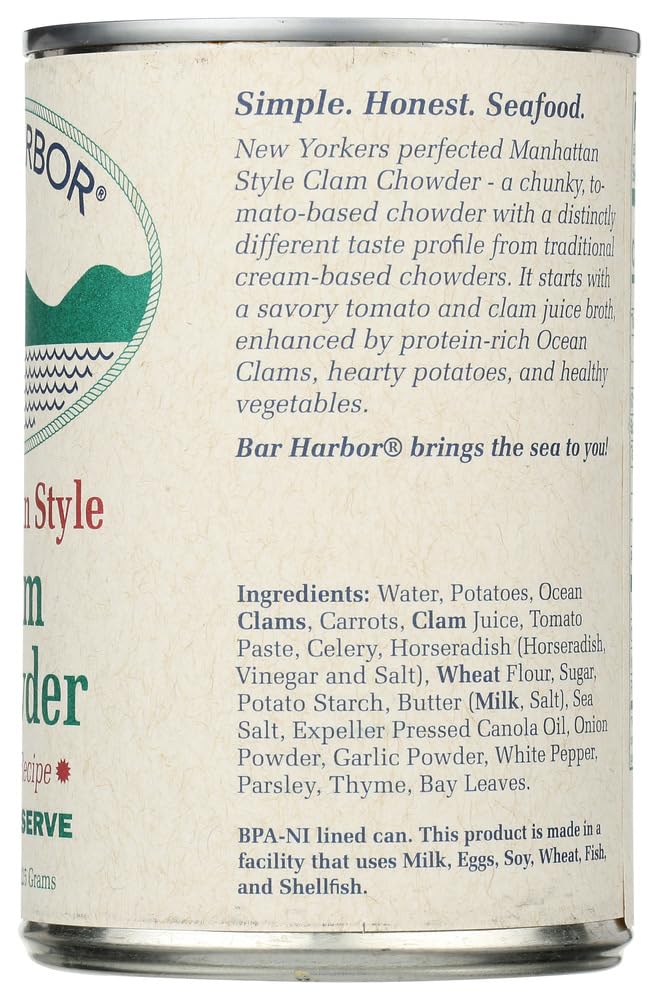 Bar Harbor Clam Chowder Manhattan -- 15 Oz - 2 Pc