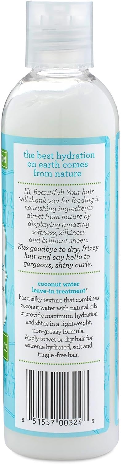 Camille Rose Coconut Water Leave-In Detangling Hair Treatment, Maximum Hydration, 240 Ml (Pack Of 1)