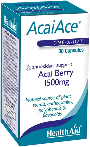 Healthaid Acaiace Acai Berry 1500Mg 30 Capsules