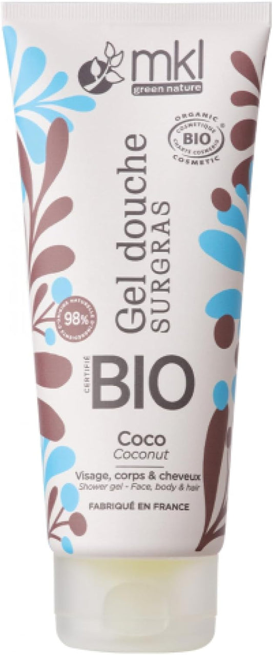 Mkl Green Nature Shower Gel Surgras Organic Coconut 200 Ml