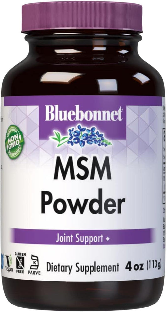 Bluebonnet Nutrition MSM Powder, 4 OZ