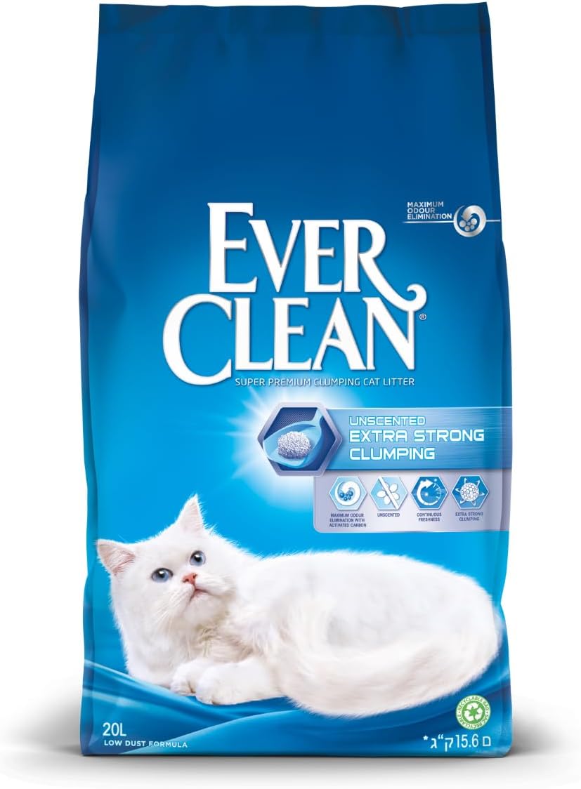 Ever Clean Clumping Cat Litter, Extra Strong Unscented 20L?123474-1