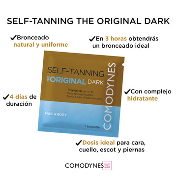 Comodynes Intensive Self Tan Towelettes, 8 Count