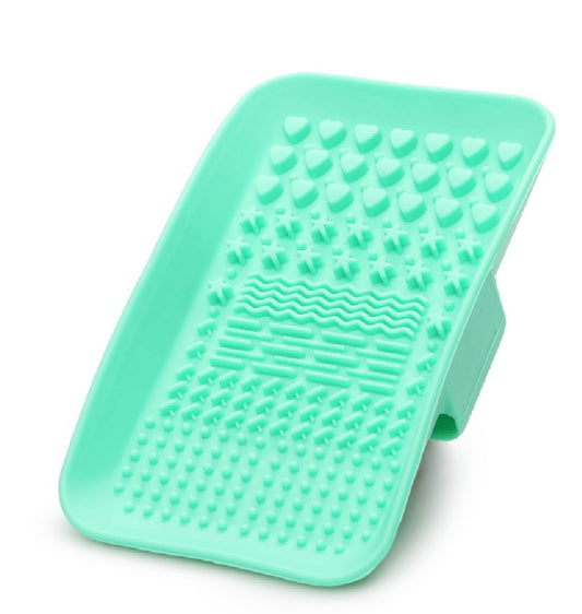 Cala Urban Studio Make-Up Brush Cleaning Palette Mint : Beauty & Personal Care