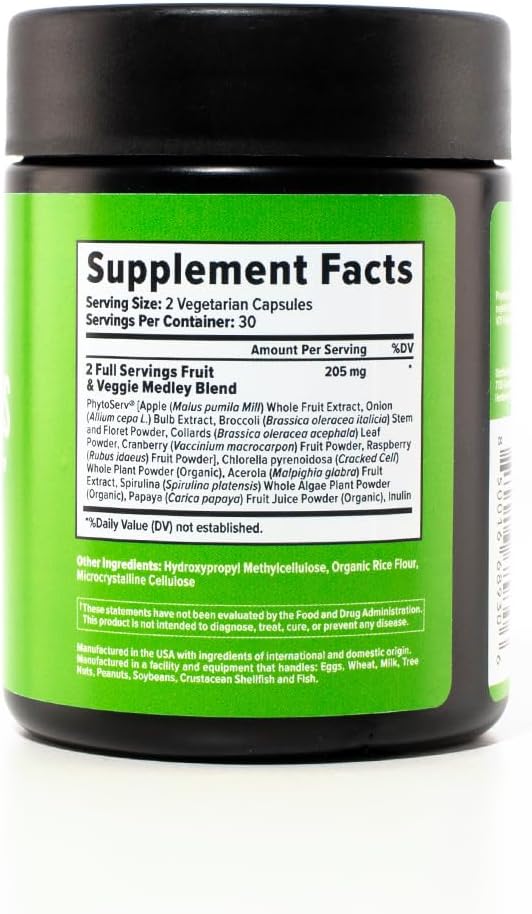 Innosupps Full Spectrum Reds & Greens | Phytoserv, 2 Servings Of Fruits + Veggies Per Serving, Spirulina, Chlorella, Antioxidants