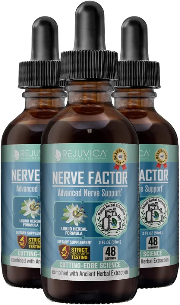 NerveFactor - Advanced Nerve Support Supplement - Liquid Delivery for