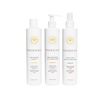 INNERSENSE Organic Beauty - The Pure Trio Collection | Non-Toxic, Cruelty-Free, Sustainable Haircare (Full Size) : Beauty & Personal Care