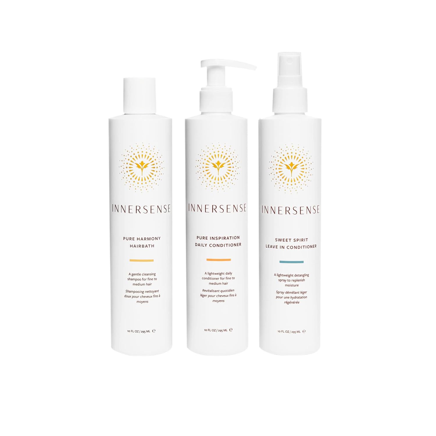 Innersense Organic Beauty - The Hydrate Trio Collection | Non-Toxic, Cruelty-Free, Sustainable Haircare (Full Size)