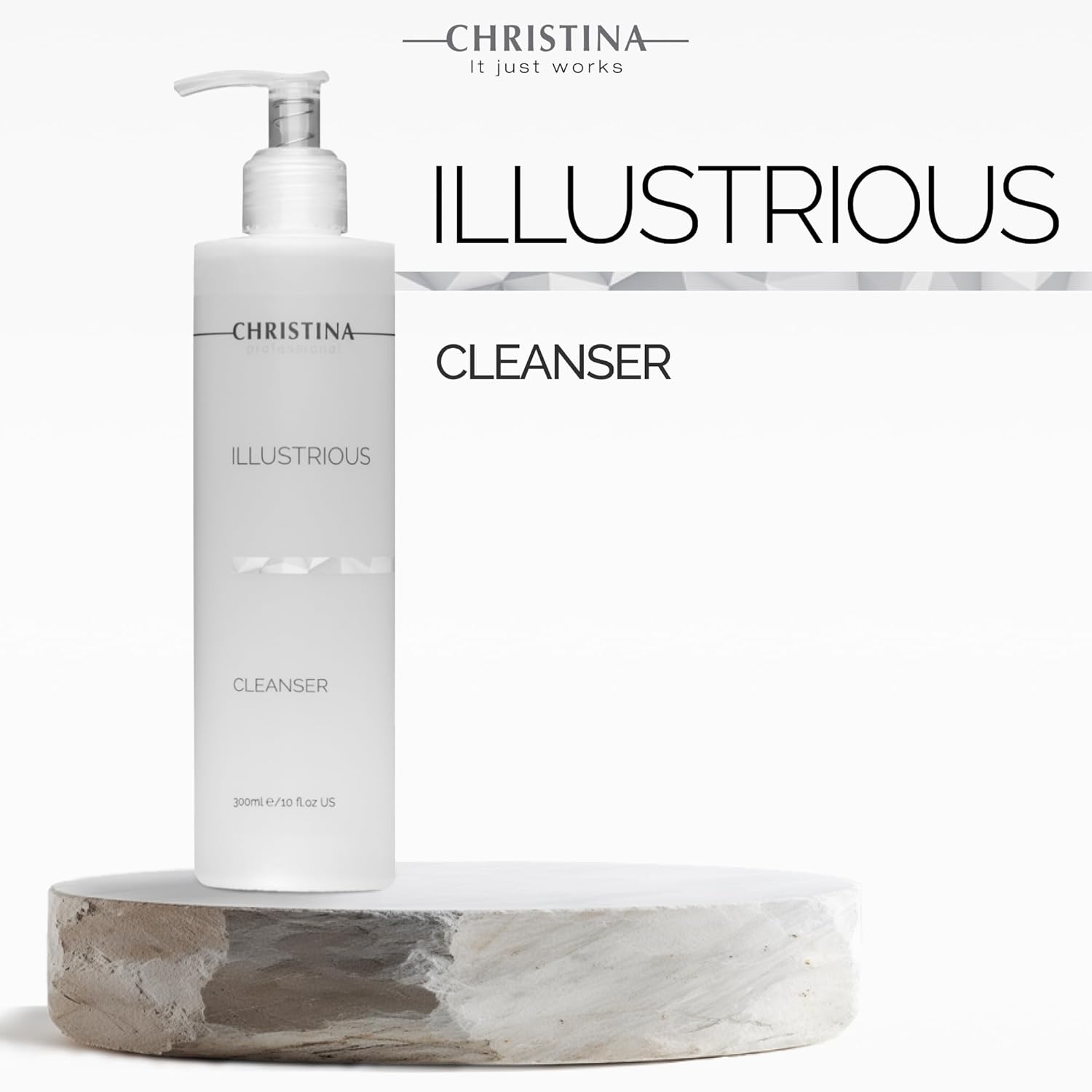 -Christina- Illustrious Refreshing Aha Facial Cleanser | Gentle Glycolic Acid Face Wash | Infused With Witch Hazel For Even Skin Tone & Radiance | For All Skin Types 300Ml / 1 Fl.Oz : Beauty & Personal Care