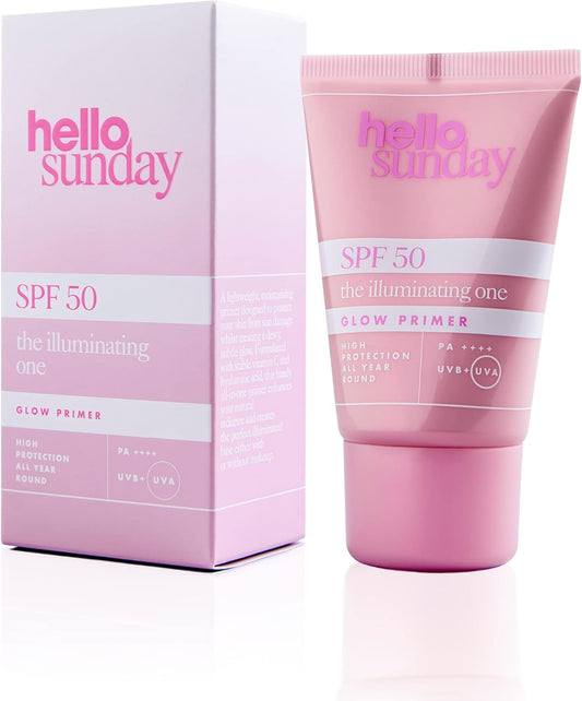 Hello Sunday SPF 50 Glow Primer 50ml : Amazon.co.uk: Beauty